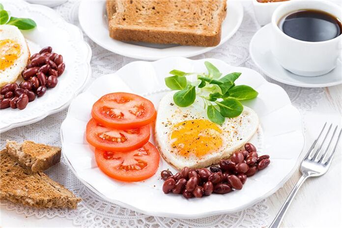 Le bon petit-déjeuner pour perdre du poids. 